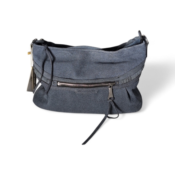 Aimee Kestenberg Handbags - Aimee Kestenberg Denim Leather Shoulder Bag